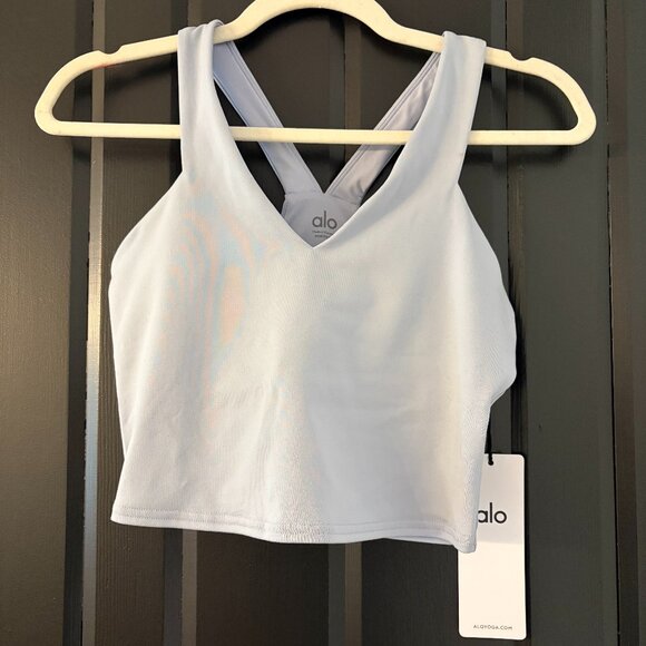Alo Real Bra Tank – Winter Frost – Size S – NWT - Picture 1 of 4